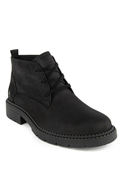 Hush Puppies Siyah Erkek Nubuk Bot Manopy Beden: 42