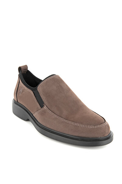 Hush Puppies Taupe Men's Nubuck Casual Shoes Laachen