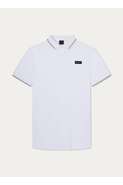 Hackett Beyaz Erkek Slim Fit Polo T-Shirt HM563230
