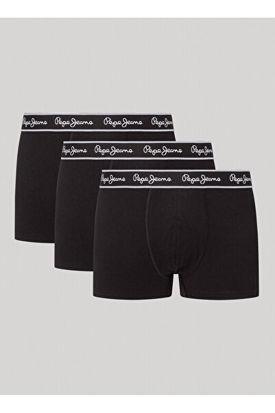 Pepe Jeans Siyah Erkek Boxer PMU10975 999 PEPE TK 3P