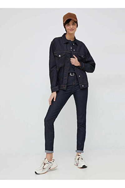 Pepe Jeans Bisiklet Yaka Baskılı Siyah Kadın T-Shirt PL505480