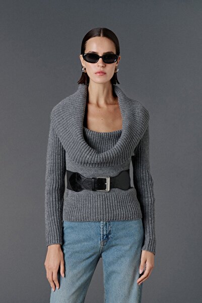 VATKALI Degaje Collar Sweater - Premium Edition