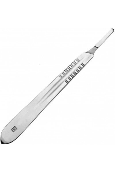 Sanathobi مقبض مشرط رقم 4، مريح للمس، متين - قطعة واحدة