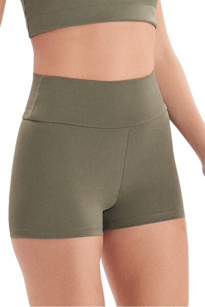 josejuan Pantaloni scurti sport mini pentru femei Leggings cu talie înaltă Strângere 7400