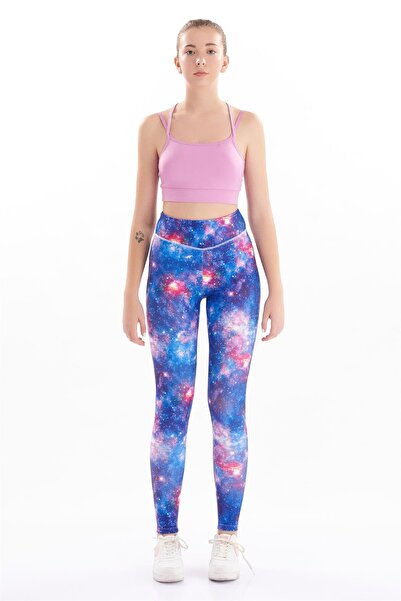 josejuan Colanți sport pentru femei cu talie înaltă, imprimați digital, 7119