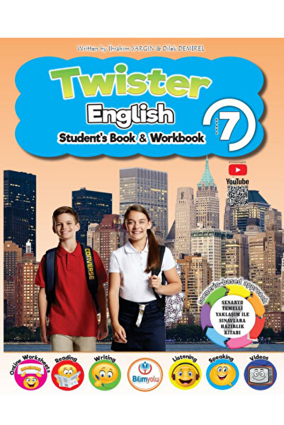 Bilimyolu Yayıncılık 7. Sınıf Twister English Student's Book & Workbook İbrahim Sargın