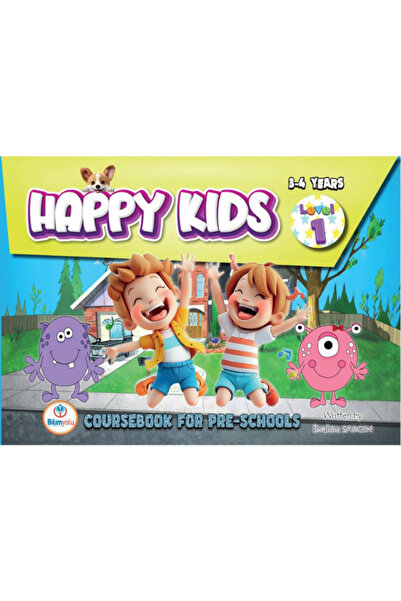 Bilimyolu Yayıncılık Happy Kids Level-1 (3-4 Years) İbrahim Sargın