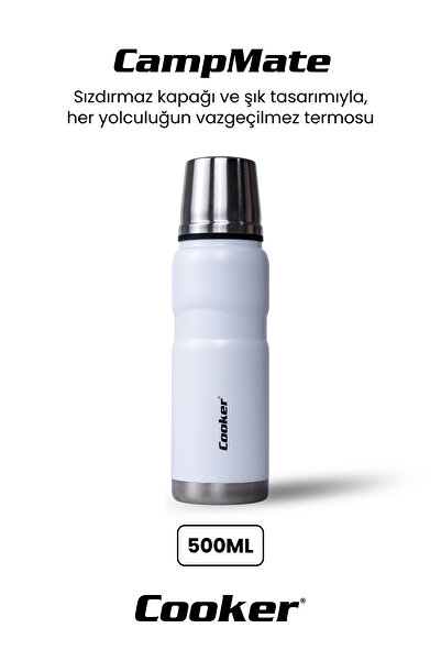 Cooker 500 ml Double Layer Leak Proof Stainless Steel Thermos – 12 Hours Warm, 24 Hours Cold Protection