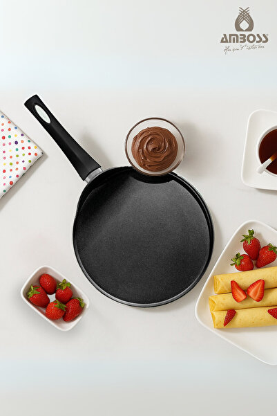 Amboss Mocca 30 cm Granite Crepe Pan - Fireproof Non-Stick Crepe Pan