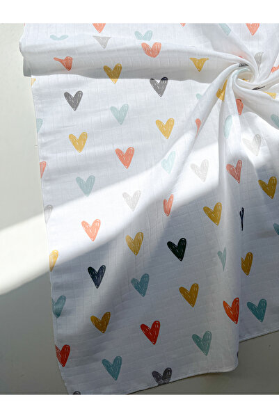 COOLMINIES Muslin Newborn Baby Blanket - 100% Cotton, 80*90 cm, Multi-Purpose Blanket