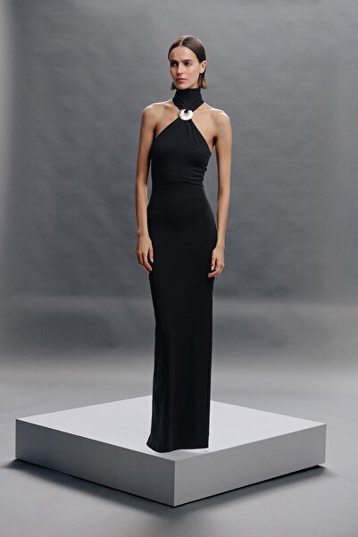 VATKALI Halter Neck Maxi Dress - Exclusive Collection