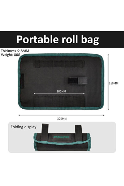 Choice حقيبة أدوات قابلة للطي متعددة الوظائف باللون الأسود، حقيبة محمولة لرؤو...