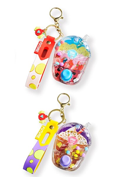 Miniso Yaz Meşrubatı Serisi Su Oyunu Anahtarlık