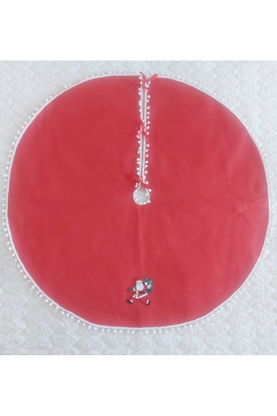 Genel Markalar Çam Ağacı Ayak Halısı Örtüsü Kenarlari Ponponlu Keçe