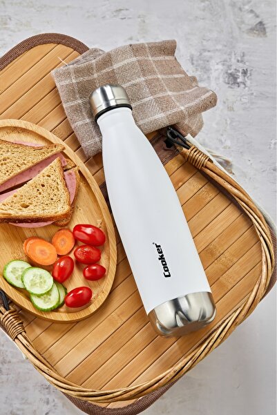 Cooker 500 ml Stainless Steel Double Layer Thermos (Tea Coffee Picnic Camping Outdoor Office Hotel Cafe School)