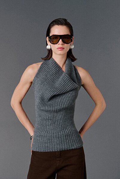 VATKALI Flowy Halter Neck Blouse