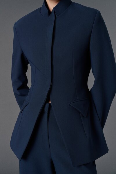 VATKALI Premium Belted Blazer Jacket