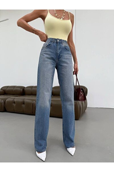 MUG collection Dámské džínové kalhoty Palazzo