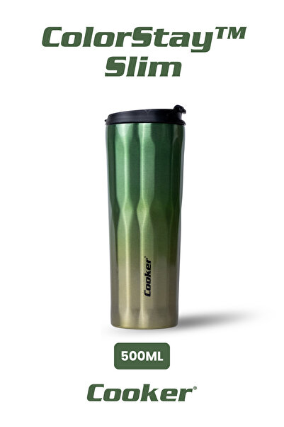 Cooker 0.50 Lt Colorstay ™   Slim Stainless Steel Thermos Camping Office Picnic Thermos