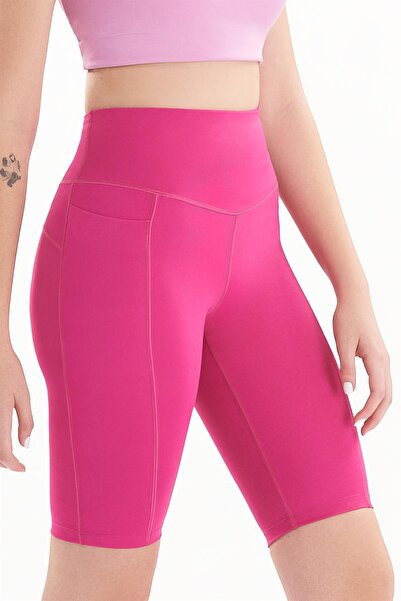 josejuan Colanți sport biker pentru femei cu talie înaltă și buzunare - toner 7108