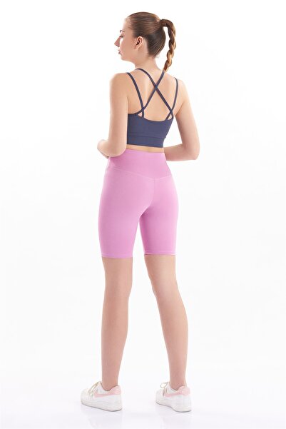 josejuan Colanți motocicliste pentru femei, scurte, cu talie înaltă 7103