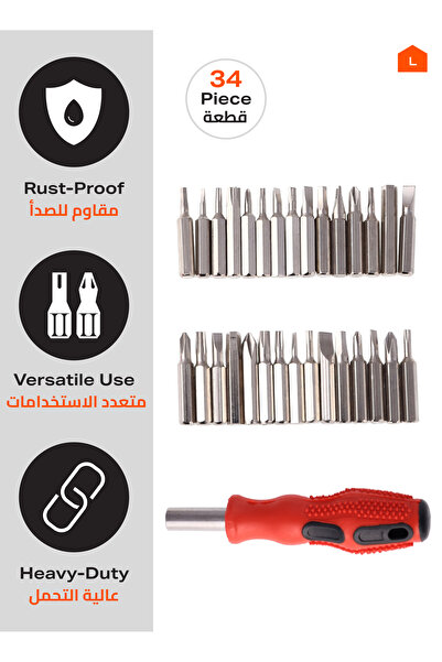 Lawazim Precision Screwdriver Set 2 Packs - 31 in 1 Multi-Bit Repair Kit for Electronics & Household