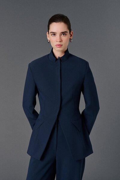 VATKALI Premium Belted Blazer Jacket