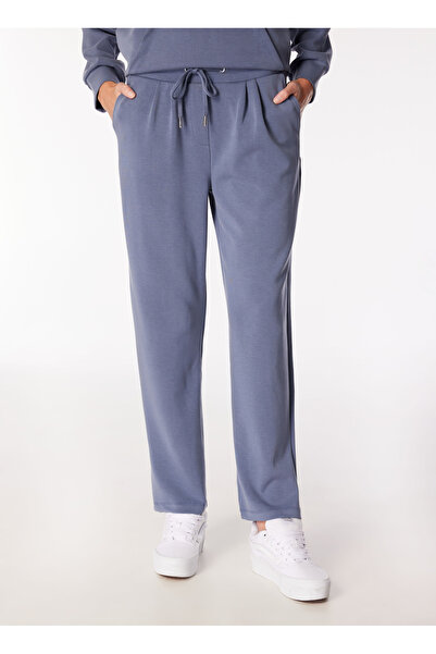 FABRIKA COMFORT Mavi Kadın Lastikli Bel Eşofman Altı FC4WL-EA0127