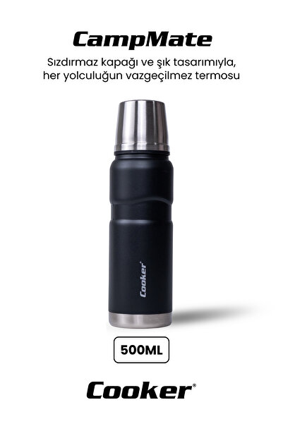 Cooker 500 ml Double Layer Leak Proof Stainless Steel Thermos – 12 Hours Warm, 24 Hours Cold Protection