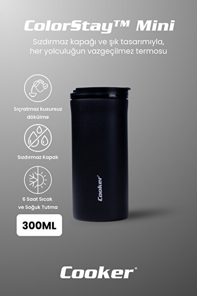 Cooker 300 ml Stainless Steel Thermos – 6 Hours Hot and Cold, Leakproof, Odor-Free, Healthy