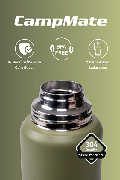 Cooker 750 ml Stainless Steel Double Layer Thermos-24 Hours Hot, 48 Hours Cold (Camping, Office, Travel) Thermos.