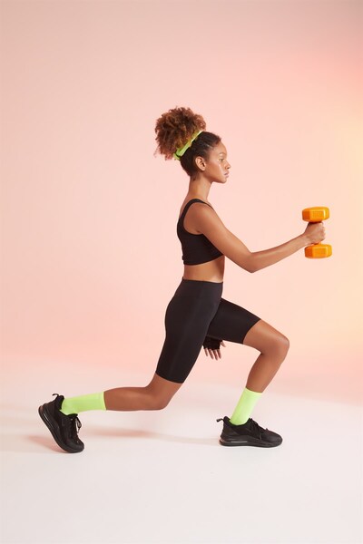 josejuan Colanți motocicliste pentru femei, scurte, cu talie înaltă 7103