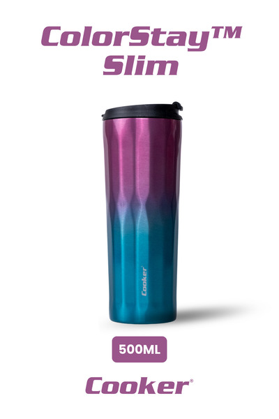 Cooker 0.50 Lt Colorstay ™   Slim Stainless Steel Thermos Camping Office Picnic Thermos
