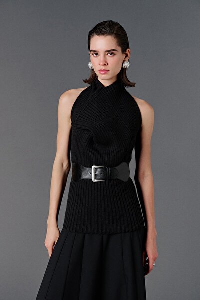 VATKALI Flowy Halter Neck Blouse