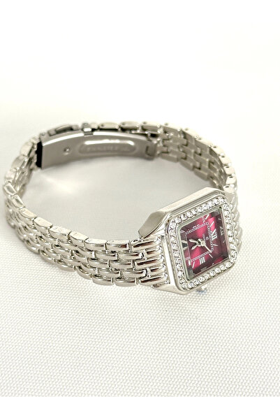 Coliseum Kare Kasa Taşlı Kol Saati