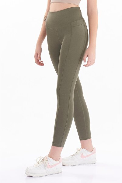 josejuan Colanți sport pentru femei cu talie înaltă, cu buzunare duble, 7107