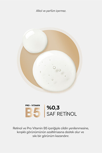 K K-CARE Cosmetics Liftactiv Retinol Serum - Yaşlanma Karşıtı - 30 ml