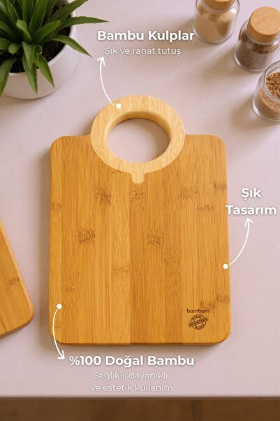 Bambum Cutting Board with Handle