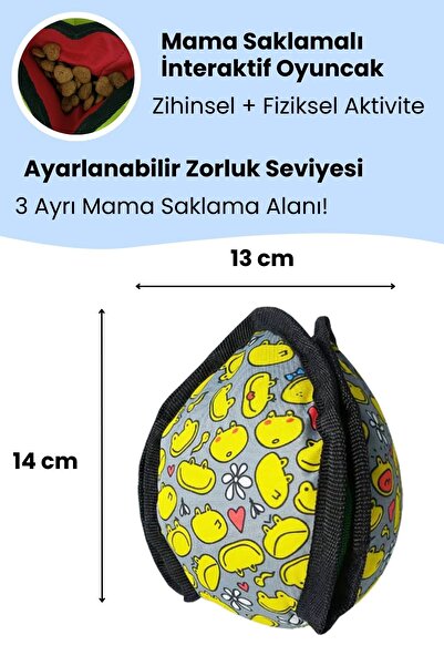 Havhav Lotus Mama Saklamalı Köpek Oyuncağı | Interaktif Aktivite Oyuncağı Köpek Oyun Topu