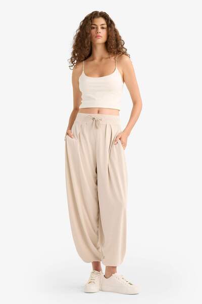 DeFacto Oversize Wide Fit Modal Pants F9408Ax25Hs