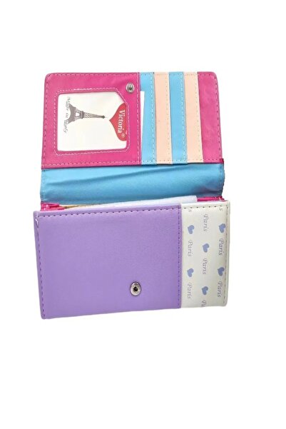 Victoria Set of 2pcs Ladies Credit Card Trifold Clutch Wallet