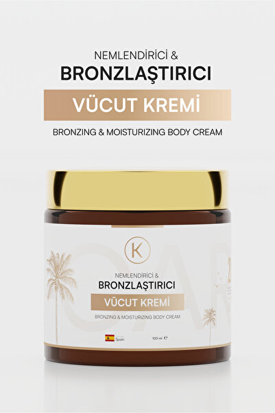 K K-CARE Cosmetics Bronzlaştırıcı Vücut Kremi - 100 ml