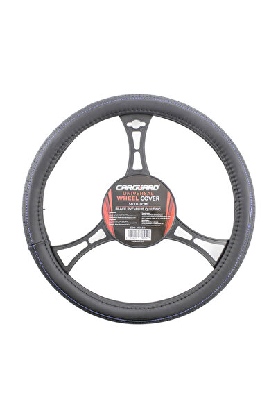 CarGuard Husa volan auto negru / albastru PRO