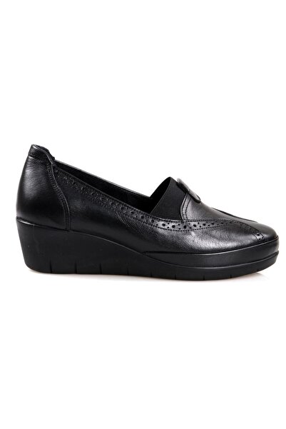 Scavia Black Leather - Orthopedic Comfort Shoes
