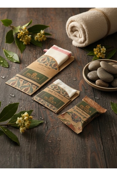 Bursa Home مجموعة من 3 قطع: مقشر الجسم الحريري، مقشر الوجه الحريري، وصابون مص...