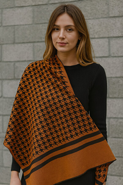 Wearified Knitwear Shawl Double-Sided Cotton Shoulder Shawl 170X60Cm Jacquard Women's Shawl Mother's Gift