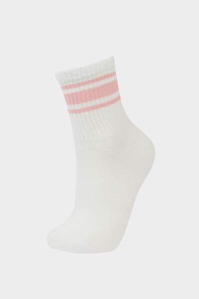 DeFacto Women's Comfortable Elastic 3-Piece Cotton Socks F5462Axns