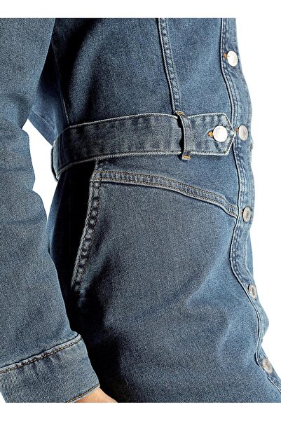 Lee Cooper Classic Collar Straight Blue Standard Women's Dress 251 Lcf 144002 Sissy Denim