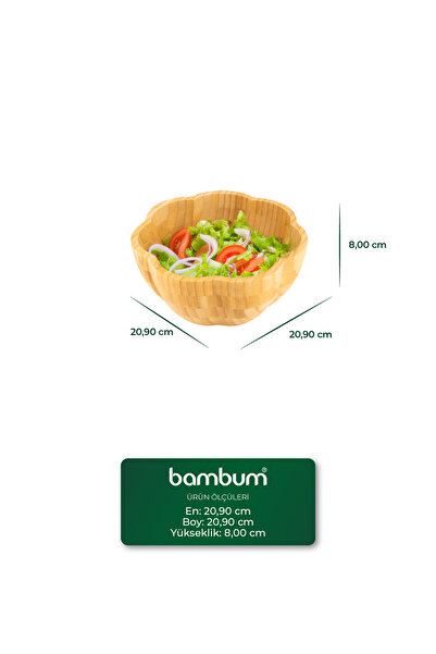 Bambum Tremble Salad & Fruit Bowl Deep Round