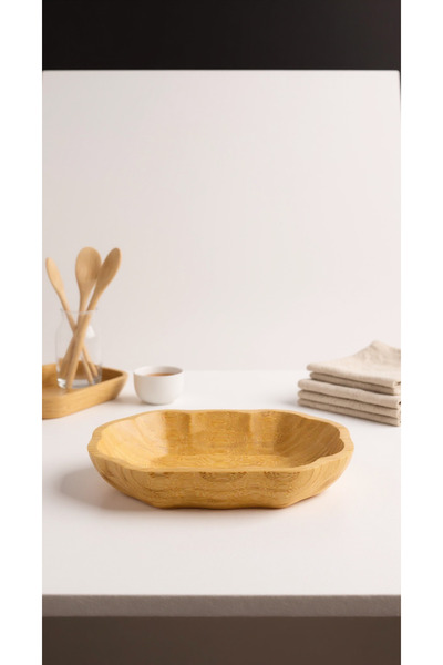 Bambum Tremble Salad & Fruit Bowl Shallow Rectangular